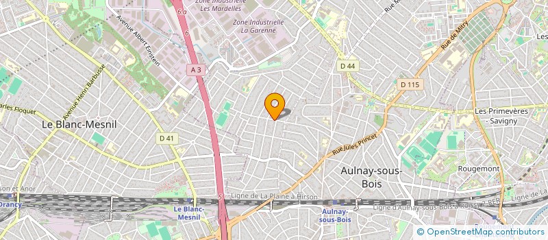 localisation de l'entreprise LORENZO AURELIE BILLAUX FABRICE à AULNAY-SOUS-BOIS