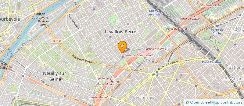 localisation de l'entreprise LORENZO CAFE à LEVALLOIS-PERRET