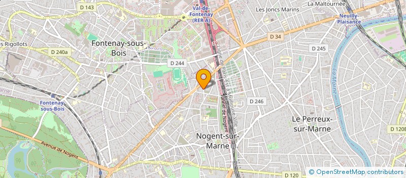 localisation de l'entreprise LORENZO PECHE  NOGENT-SUR-MARNE