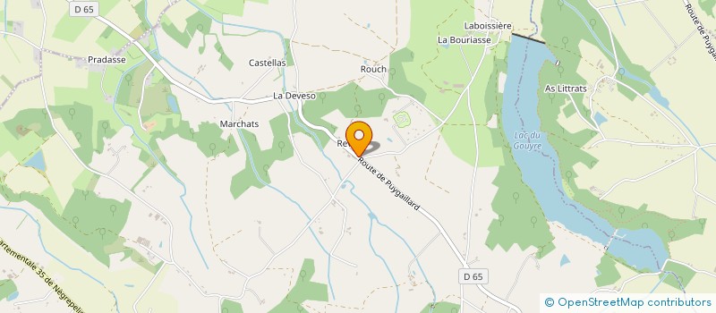 localisation de l'entreprise LORENZO PROJECT  VAISSAC