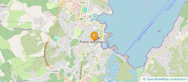 localisation de l'entreprise LORENZONI FRERES à PORTO-VECCHIO