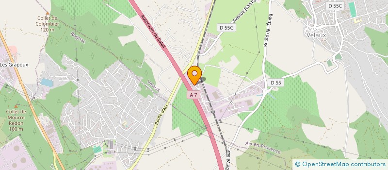 localisation de l'entreprise LORESCENCE à VELAUX
