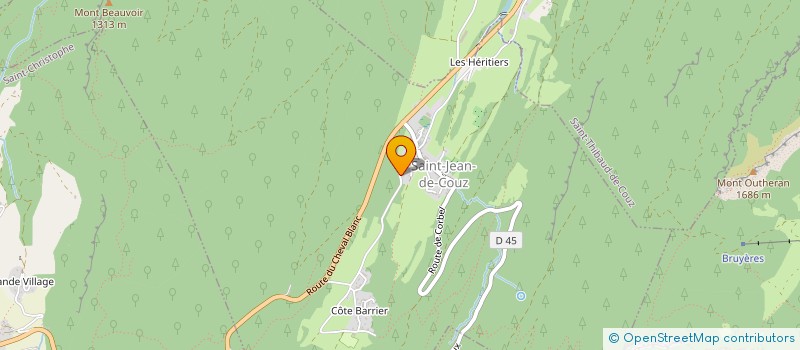 localisation de l'entreprise LORESLIE  SAINT-JEAN-DE-COUZ