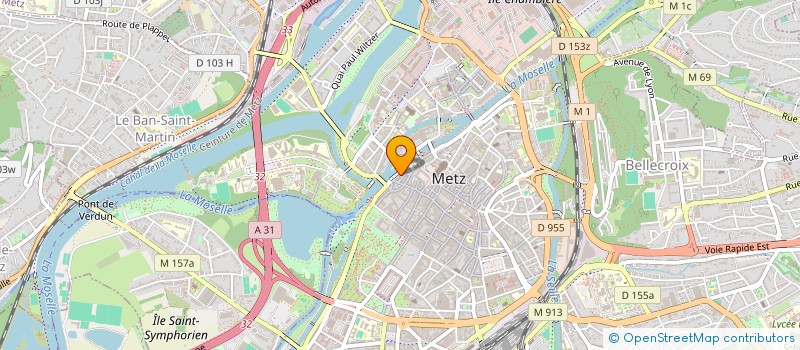 localisation de l'entreprise LORETECH à METZ