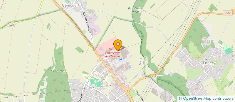 localisation de l'entreprise LOREVA à OSNY