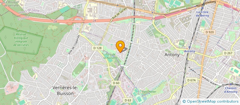 localisation de l'entreprise LOREVA INVEST à ANTONY