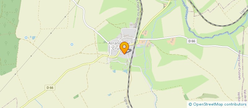 localisation de l'entreprise LOREXFOR à ARRANCY-SUR-CRUSNES