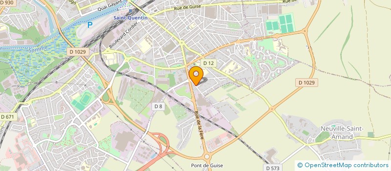 localisation de l'entreprise LOREXPO à SAINT-QUENTIN