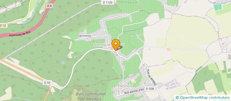 localisation de l'entreprise LORFOR  PLESNOIS