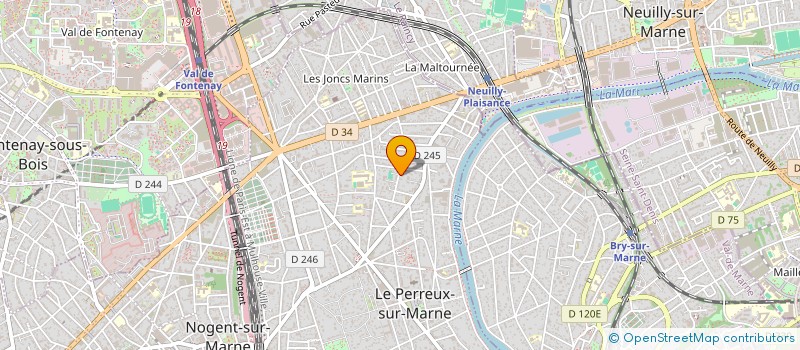 localisation de l'entreprise LORGERE MUSIC à LE PERREUX-SUR-MARNE