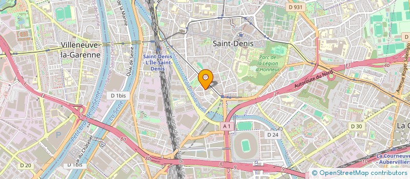 localisation de l'entreprise LORGET FOOD  SAINT-DENIS