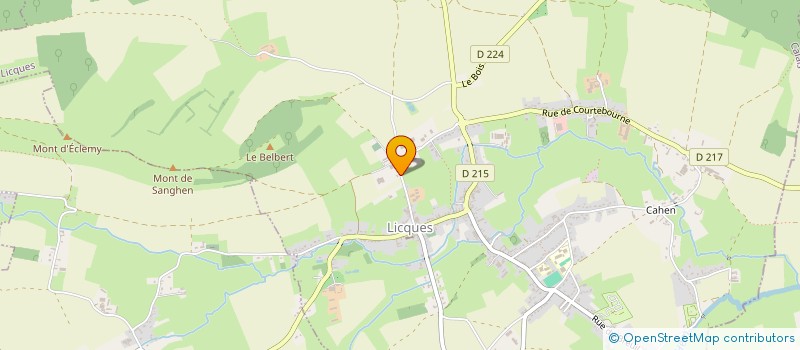 localisation de l'entreprise LORGNIER MACHINES AGRICOLES à LICQUES