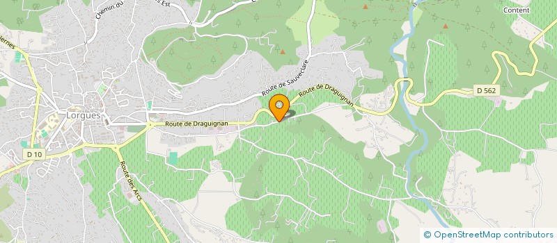 localisation de l'entreprise LORGUES OCTOBRE ROSE (L'OR)  LORGUES