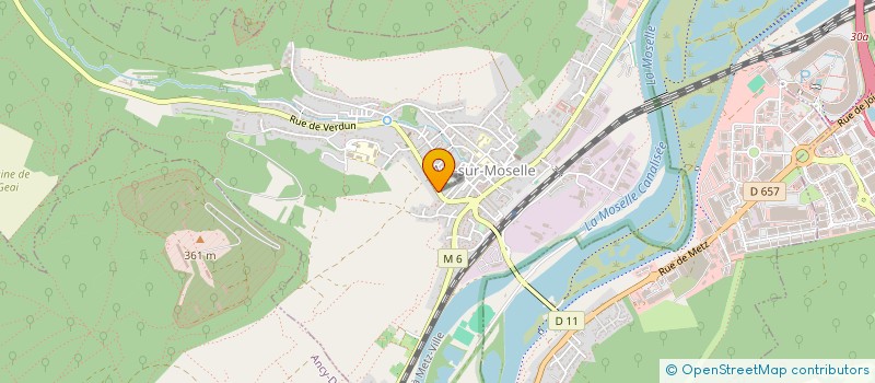 localisation de l'entreprise LORHEIN  ARS-SUR-MOSELLE