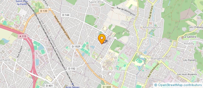 localisation de l'entreprise LORHO ET ASSOCIES à SAINT-PRIX
