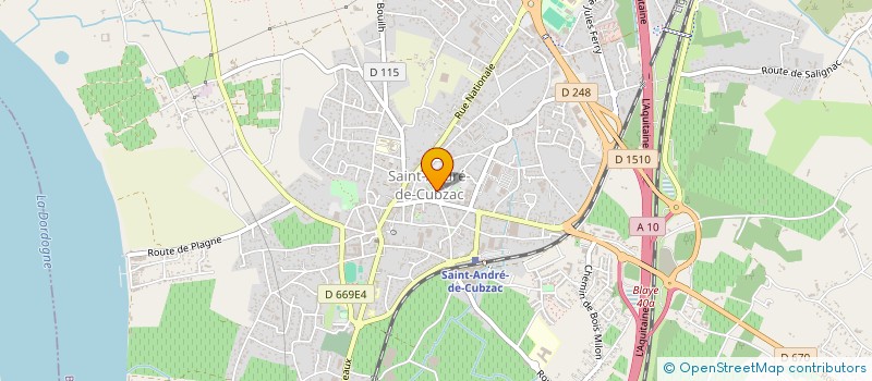 localisation de l'entreprise LORI MEDICAL à SAINT-ANDRE-DE-CUBZAC