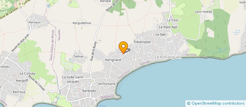 localisation de l'entreprise LORIA à SARZEAU