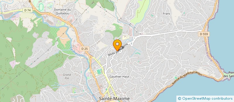 localisation de l'entreprise LORIA KITCHEN COMPANY à MANDELIEU-LA-NAPOULE