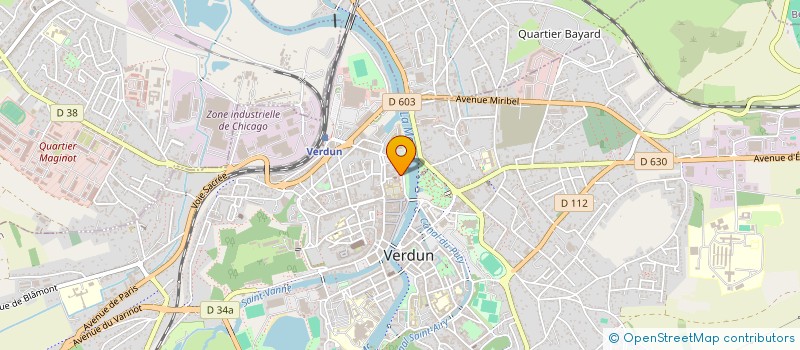localisation de l'entreprise LORIA TELECOM à VERDUN