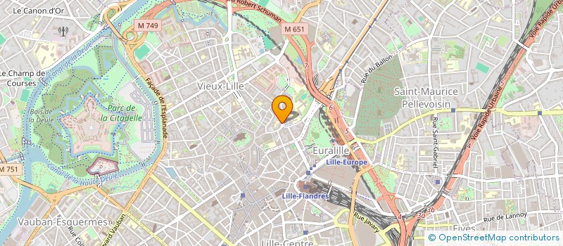 localisation de l'entreprise LORIADE II à LILLE