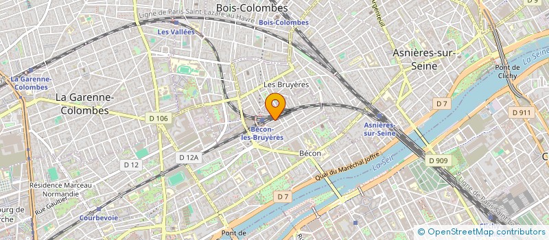 localisation de l'entreprise LORIAFRANCE à COURBEVOIE