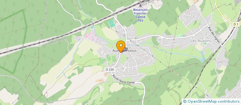 localisation de l'entreprise LORIANCE  LES AUXONS