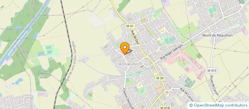 localisation de l'entreprise LORIAUX SARL à ANNŒULLIN