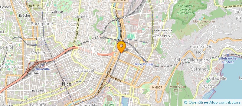 localisation de l'entreprise LORIC à NICE