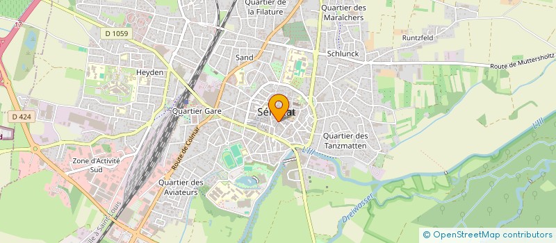 localisation de l'entreprise LORIC à SELESTAT