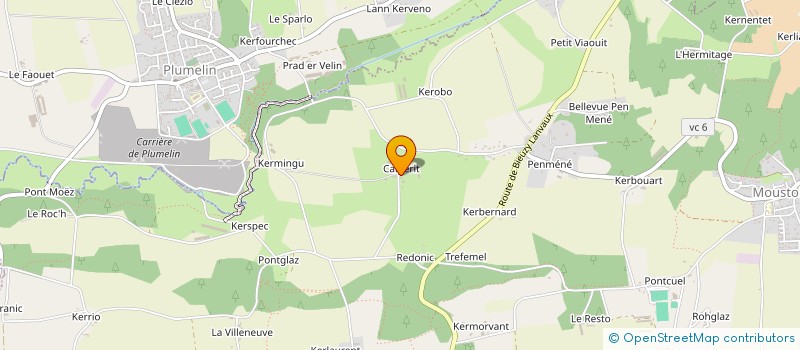 localisation de l'entreprise LORIC  BIGNAN