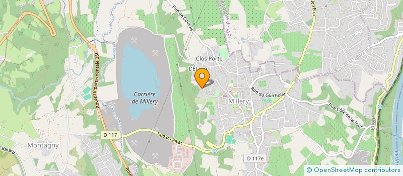 localisation de l'entreprise LORIC  MILLERY