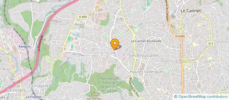 localisation de l'entreprise LORICAR à LE CANNET