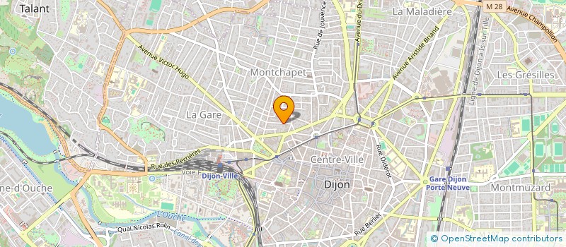 localisation de l'entreprise LORICI à DIJON