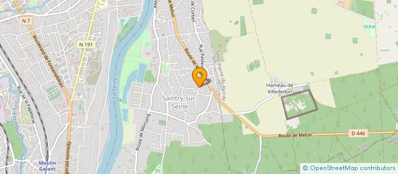 localisation de l'entreprise LORICILE  SAVIGNY-LE-TEMPLE