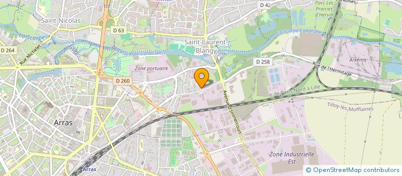 localisation de l'entreprise LORICK'S GROUP  SAINT-LAURENT-BLANGY