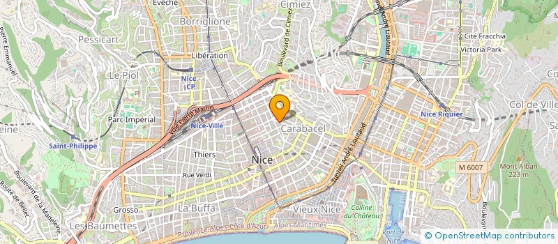 localisation de l'entreprise LORIDAN à NICE