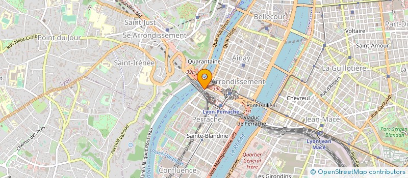 localisation de l'entreprise LORIDAN DISTRIBUTION  LYON