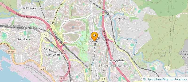 localisation de l'entreprise LORIELOC AUTOS à MARSEILLE