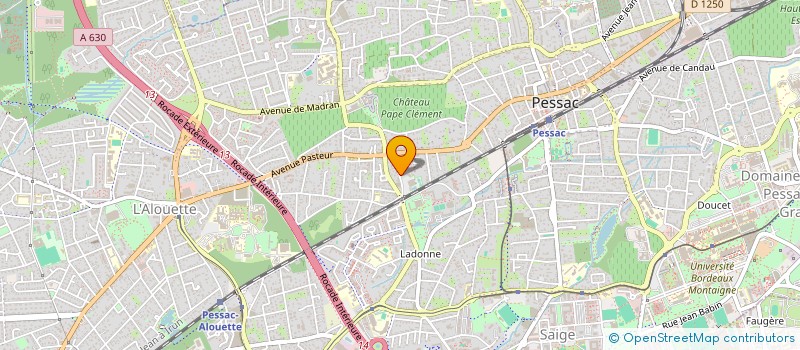 localisation de l'entreprise LORIEN  PESSAC