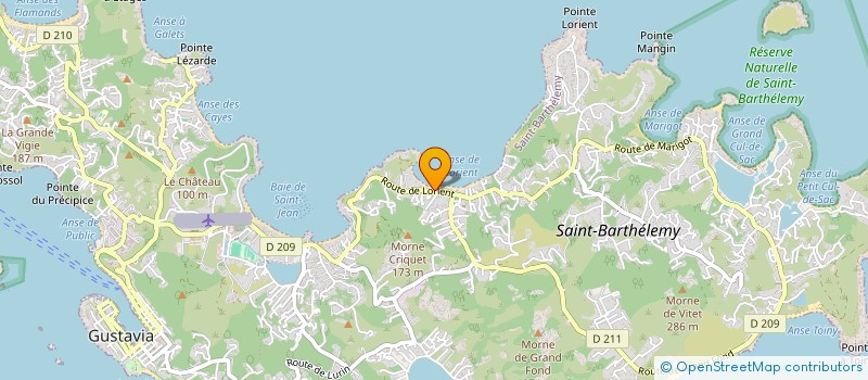 localisation de l'entreprise LORIENAL à SAINT BARTHELEMY
