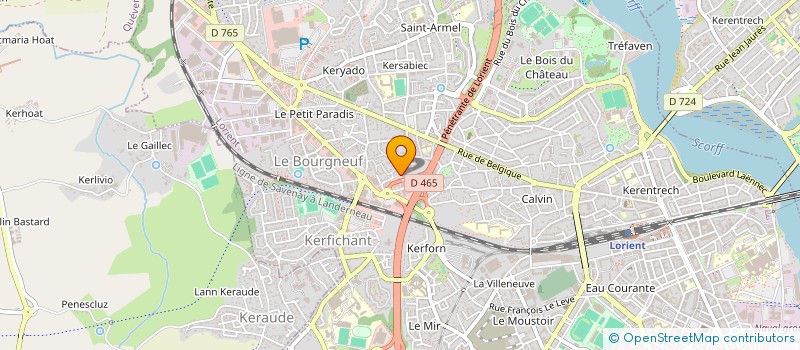 localisation de l'entreprise LORIENGELES  LORIENT