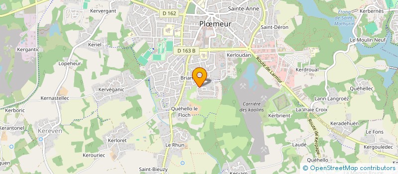 localisation de l'entreprise LORIENGELES IMMO à PLOEMEUR