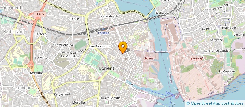 localisation de l'entreprise LORIENT BIJOUX SARL à LORIENT