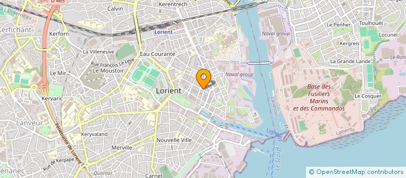 localisation de l'entreprise LORIENT COIFF à LORIENT