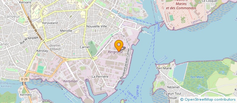 localisation de l'entreprise LORIENT ELECTRICITE à LORIENT