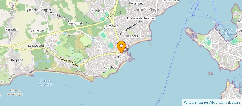 localisation de l'entreprise LORIENT IMMOBILIER  LARMOR-PLAGE