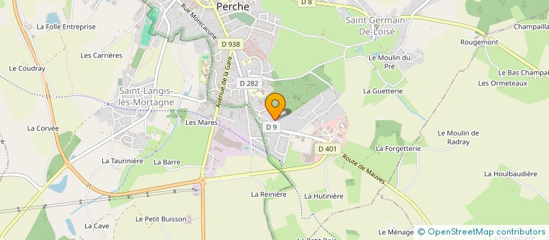 localisation de l'entreprise LORIENT NORMANDIE à MORTAGNE-AU-PERCHE