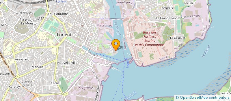localisation de l'entreprise LORIENT SELF STORAGE à LORIENT