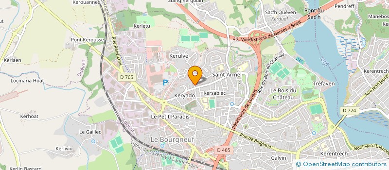 localisation de l'entreprise LORIENT SPORTS ET MODE à LORIENT