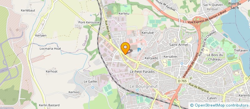localisation de l'entreprise LORIENT TISSUS  LORIENT